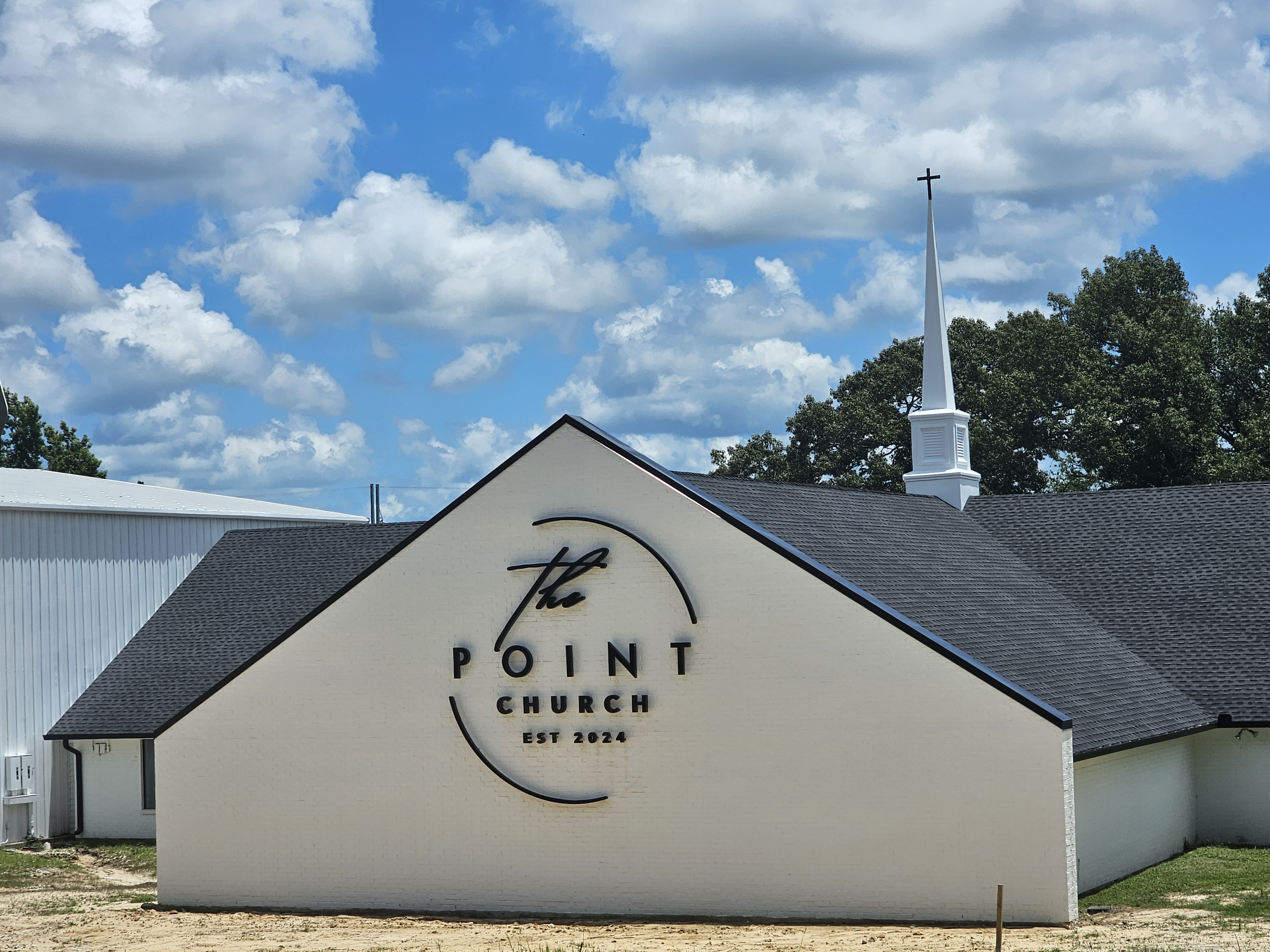 The Point Church building exterior in Whitehouse, Texas